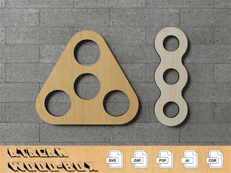 Download Free Mom's Fidget Spinner V2 SVG/DXF/EPS File For Silhouette