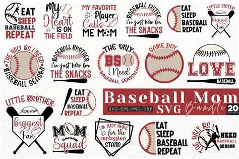 Download Free Mom Baseball Player For Crafts