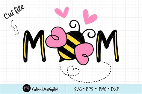 Download Free Mom Bee Svg Easy Edite