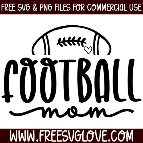 Download Free Mom Football Player for Cricut Machine