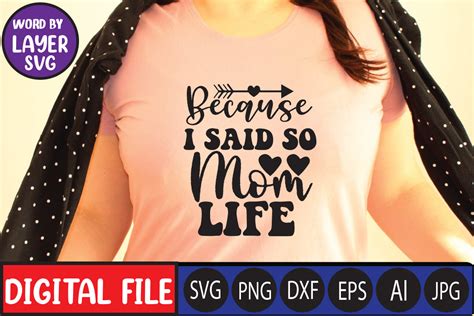 Download Free Mom Life - Svg Cut File DXF Files