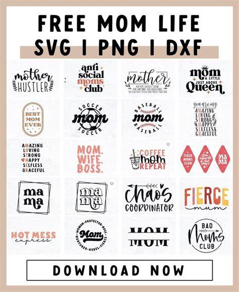 Download Free Mom Life SVG Commercial Use For Crafts