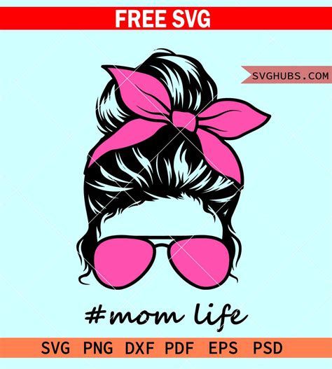 Download Free Mom Life SVG Cut Images