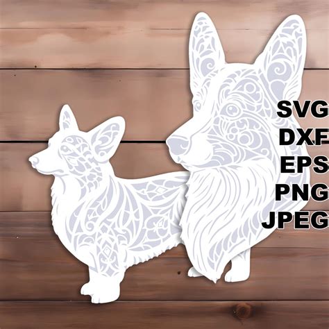 Download Free Mom Of A Corgi SVG Cut File Commercial Use DXF Files