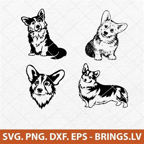 Download Free Mom Of A Corgi SVG Cut File Files DXF Files