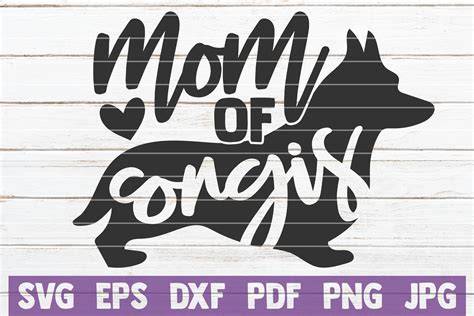 Download Free Mom Of Corgis SVG Cut File Files