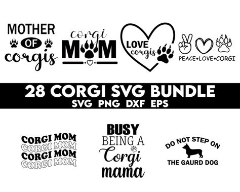 Download Free Mom Of Corgis SVG Cut File Files For Crafts