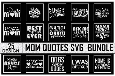 Download Free Mom Quotes SVG Bundle, Craft Designs Collection Cut File Files for Cricut