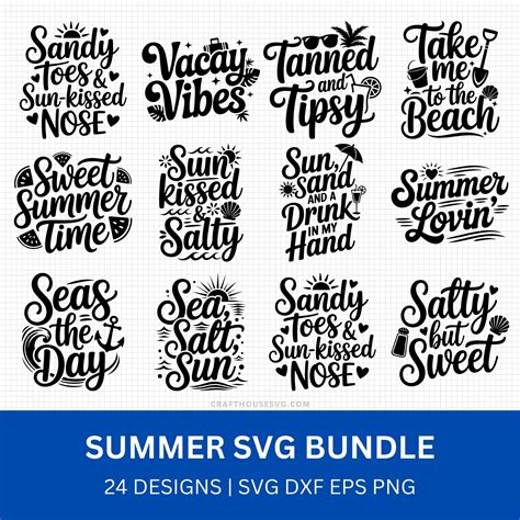 Download Free Mom Summer SVG Bundle Commercial Use DXF Files
