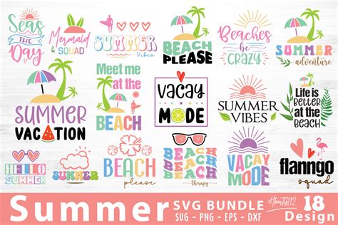 Download Free Mom Summer SVG Bundle Easy Edite