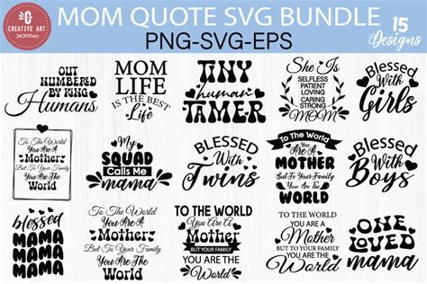 Download Free Mom bundle quote svg For Crafts