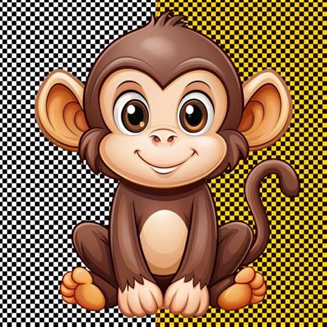 Download Free Monkey. Vector Illustration Commercial Use DXF Files