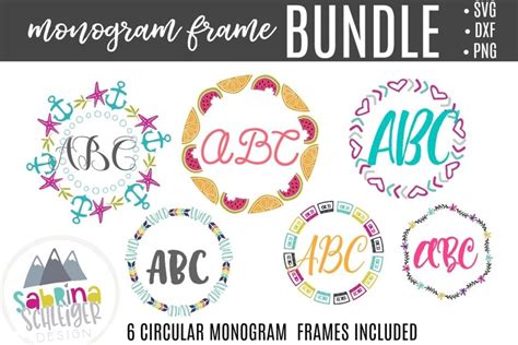 Download Free Monogram Frame Bundle, SVG Bundle, SVG Files, Frame SVG, SVG Cut
File DXF Files