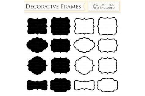 Download Free Monogram Frames - SVG Cut files For Silhouette
