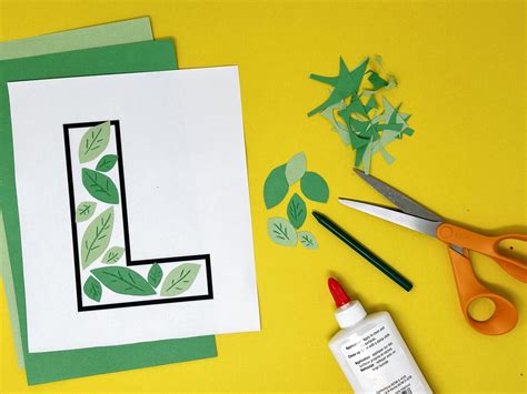 Download Free Monogram Letter L Crafts