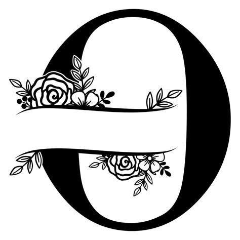 Download Free Monogram Letter O Easy Edite