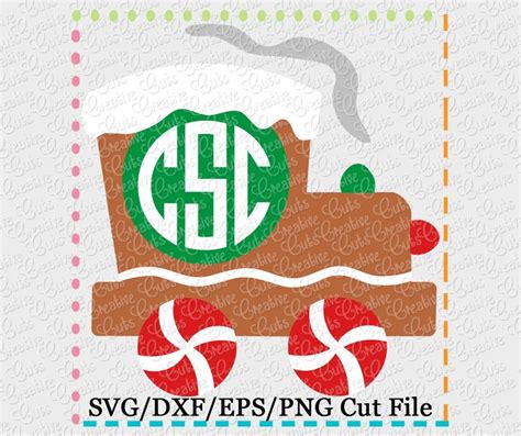 Download Free Monogram Train - SVG, DXF, EPS Cut File Commercial Use DXF Files