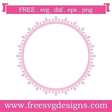 Download Free Monogram frames SVG / DXF / EPS / PNG Files DXF Files