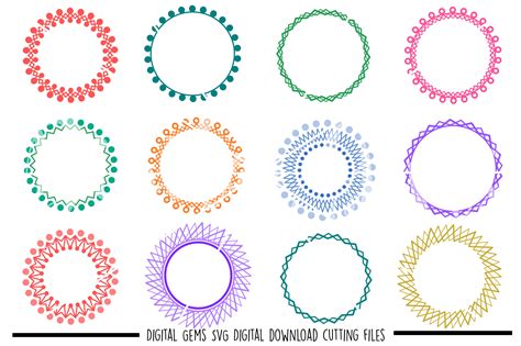 Download Free Monogram frames SVG / DXF / EPS / PNG Files For Crafts