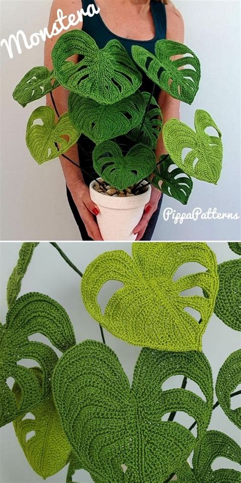 Free Monstera Leaf Crochet Pattern