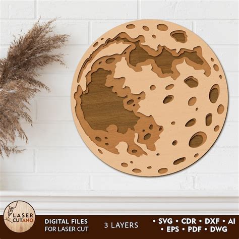 Download Free Moon SVG, Moon DXF, Cuttable File Commercial Use DXF Files