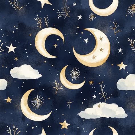 Download Free Moon and Stars Pattern Textured Backgrounds Set 1 Commercial Use