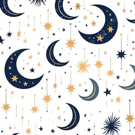 Download Free Moon and Stars Pattern Textured Backgrounds Set 1 Printable