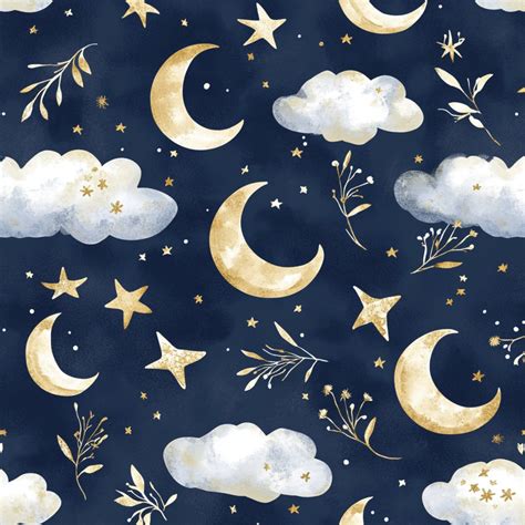 Download Free Moon and Stars Pattern Textured Backgrounds Set 2 Commercial Use
