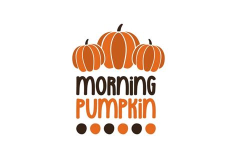Download Free Morning, pumpkin - SVG Cut Files