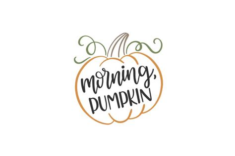 Download Free Morning, pumpkin - SVG Cut Images