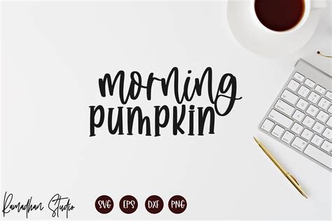 Download Free Morning, pumpkin - SVG Files Free PSD Mockups