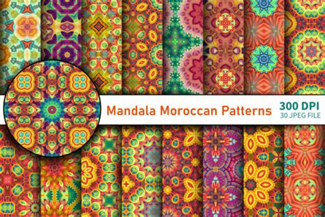 Download Free Moroccan Pattern Pack Commercial Use For Crafts