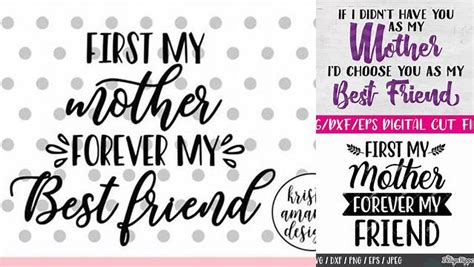 Download Free Mother, Best Friend - SVG, DXF, EPS Cut File DXF Files