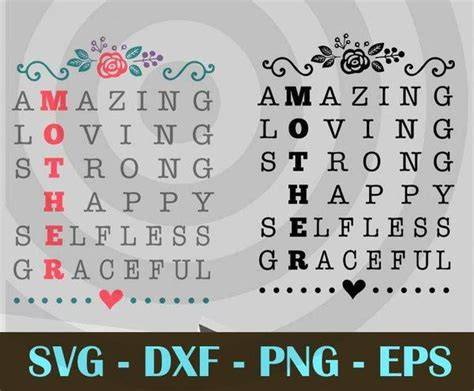 Download Free Mother - scrabble text SVG DXF Files