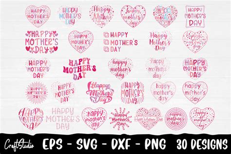 Download Free Mothers Day Bundle 18 Designs Cut Files