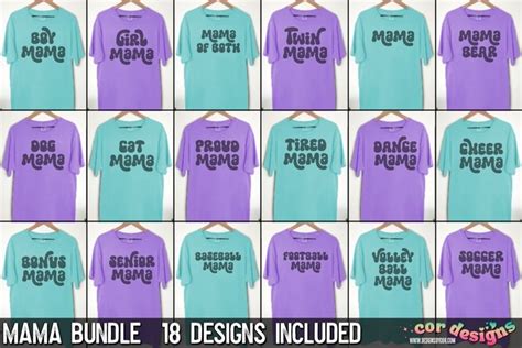 Download Free Mothers Day Bundle 18 Designs Files