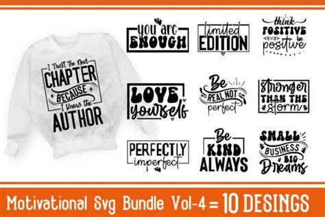 Download Free Motivation Svg Bundle vol 4 Files DXF Files