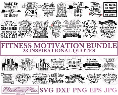 Download Free Motivation bundle quotes svg Printable