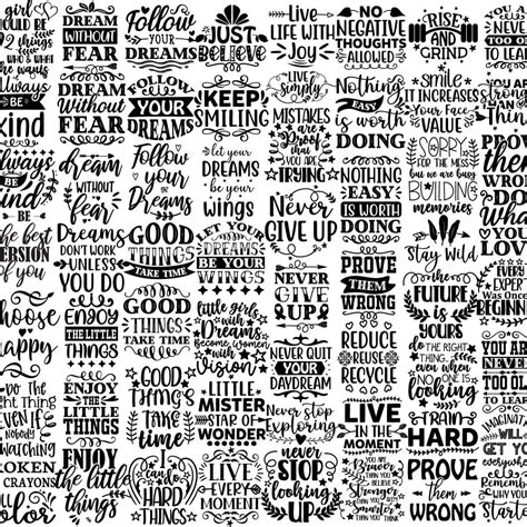 Download Free Motivational Quotes SVG/DXF Cutting File DXF Files