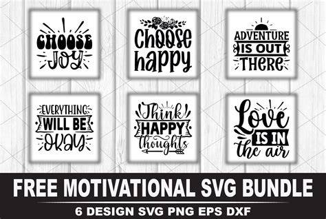 Download Free Motivational SVG Bundle | M16 For Crafts