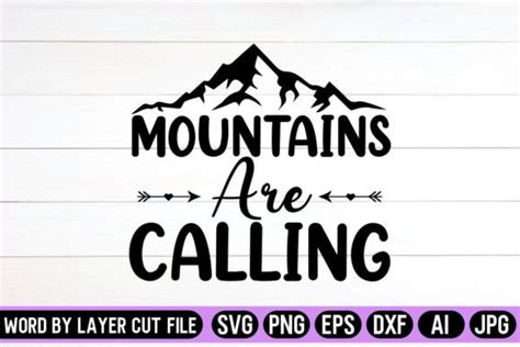 Download Free Mountains are calling - SVG For Crafts