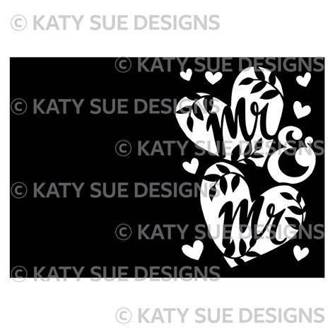 Download Free Mr and Mrs card design Files DXF Files