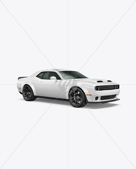 Download Free Muscle Car Mockup - Half Side View PSD Generator