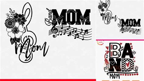 Download Free Music/Band/Music note/Mom/Sport Files DXF Files