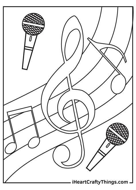 Free Music Coloring Pages