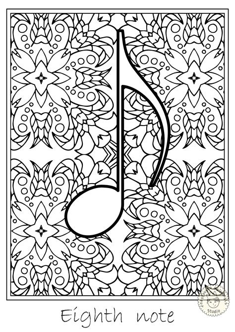 Free Music Coloring Pages Printable