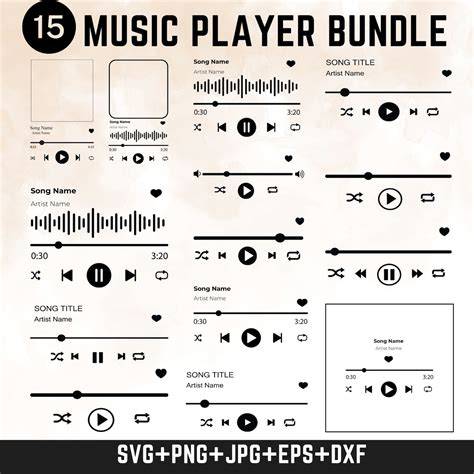 Download Free Music Player SVG | Audio Player SVG File For Silhouette