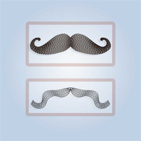 Download Free Mustache Applique Design Machine Embroidery Design 3 Sizes Files Free PSD Mockups
