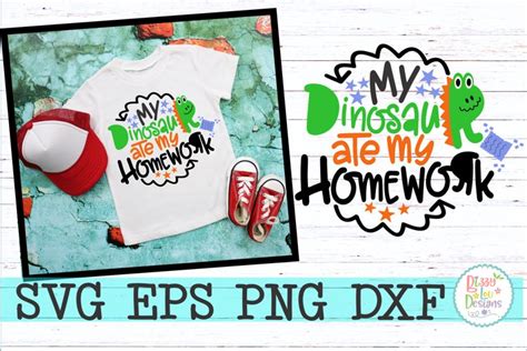Download Free My Dinosaur Ate My Homework DXF Files