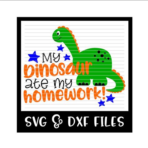 Download Free My Dinosaur Ate My Homework Files DXF Files
